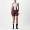 Cuissard Court Castelli Prima Femme Bordeaux 2023