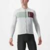 Maillot Manche Longue Castelli Prologo 7 Homme Gris/Vert 2023