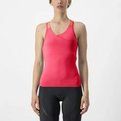 Débardeur Castelli Solaris Soft Rouge Femme -Promos Vélos Urbains Boutique 01 4522062 081 700x700 2