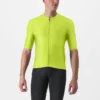 Maillot Manche Courte Castelli Aero Race 6.0 Jaune Homme 2023