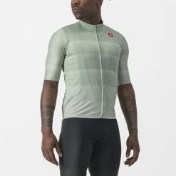 Maillot Manche Courte Castelli Livelli Vert Homme 2023 -Promos Vélos Urbains Boutique 01 4523015 346 700x700 2