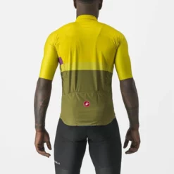 Maillot Manche Courte Castelli A Blocco Homme Jaune/Vert 2023 -Promos Vélos Urbains Boutique 02 4522017 782 700x700 4