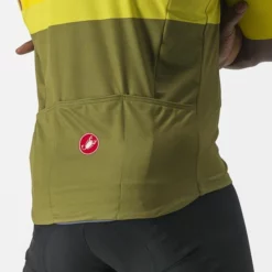 Maillot Manche Courte Castelli A Blocco Homme Jaune/Vert 2023 -Promos Vélos Urbains Boutique 03 4522017 782 700x700 2