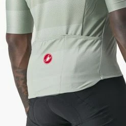 Maillot Manche Courte Castelli Livelli Vert Homme 2023 -Promos Vélos Urbains Boutique 03 4523015 346 700x700 1