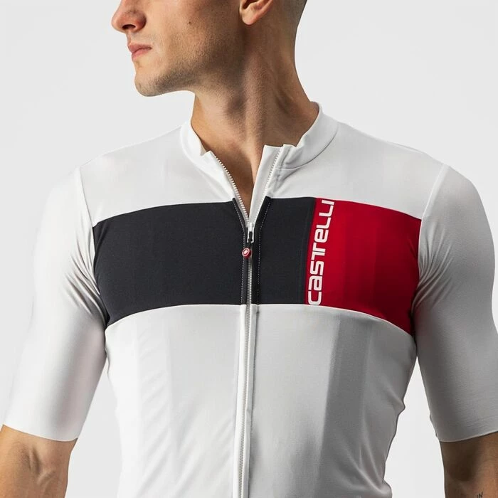 Maillot Manche Courte Castelli Prologo 7 Homme Blanc 2023 23 Maillot Manche Courte Castelli Prologo 7 Homme Blanc 2023 – Image 23