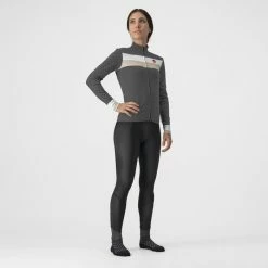 Maillot Manche Longue Castelli Volare Femme Noir/Blanc 2023 -Promos Vélos Urbains Boutique 06 4522547 101 700x700 1