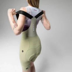 Cuissard Court Gobik Matt K9 Seed Green Femme 2023 -Promos Vélos Urbains Boutique culotte corto mujer matt seed green caps dye gobik 7 700x700 2
