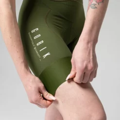 Cuissard Court Gobik Matt K9 Timber Green Femme 2023 -Promos Vélos Urbains Boutique culotte corto mujer matt timber green caps dye gobik 7 700x700 3
