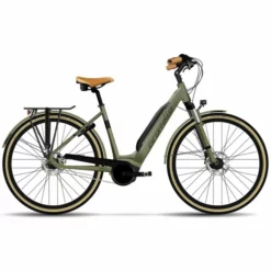 Vélo Électrique Granville E-Absolute 35+ Olive Matt 500Wh 2023 -Promos Vélos Urbains Boutique e absolute 35 olive matt 700x700 3