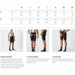 Cuissard Long Castelli SemiFreddo Noir 2023 48 Cuissard Long Castelli SemiFreddo Noir 2023 -Promos Vélos Urbains Boutique guide des tailles bas homme 700x700 6