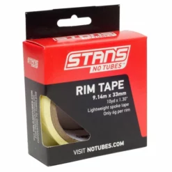 Fond De Jante Notubes Yellow Spoke Tape 33mm X 9m