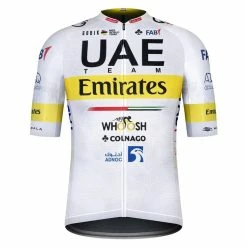 Maillot Manche Courte Gobik Infinity Elysées Edition UAE Emirates TDF -Promos Vélos Urbains Boutique m a i l l o t u a e e l y s e e s 700x700 2
