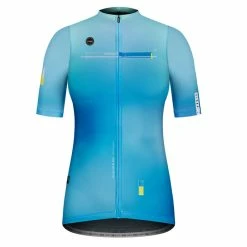 Maillot Manches Courtes Gobik Stark Zircon Femme -Promos Vélos Urbains Boutique maillot mujer stark zircon streak gobik warm series22 1 700x700 6