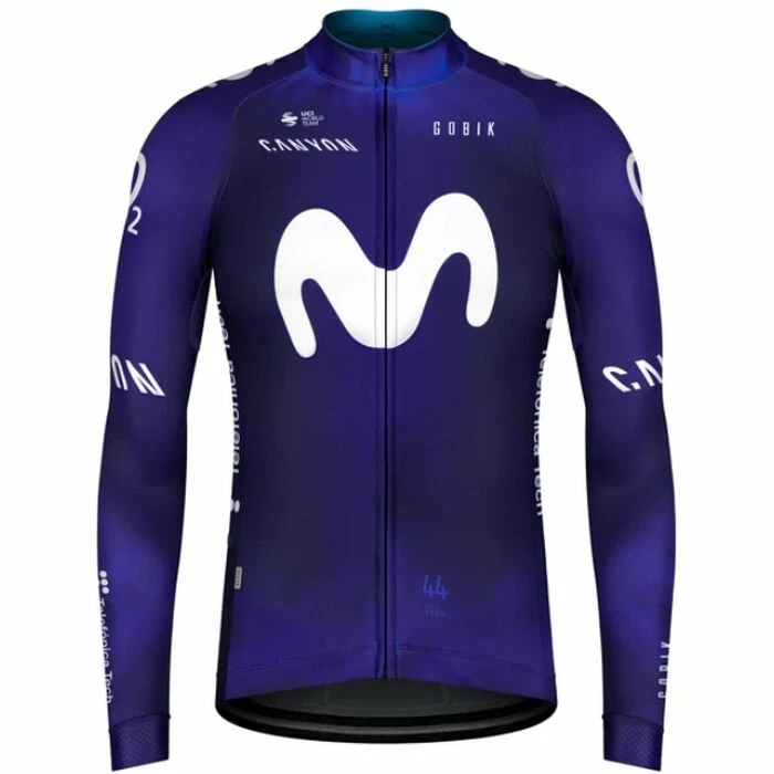 Maillot Manche Longue Gobik Pacer Movistar Team Homme 2023 1 Maillot Manche Longue Gobik Pacer Movistar Team Homme 2023