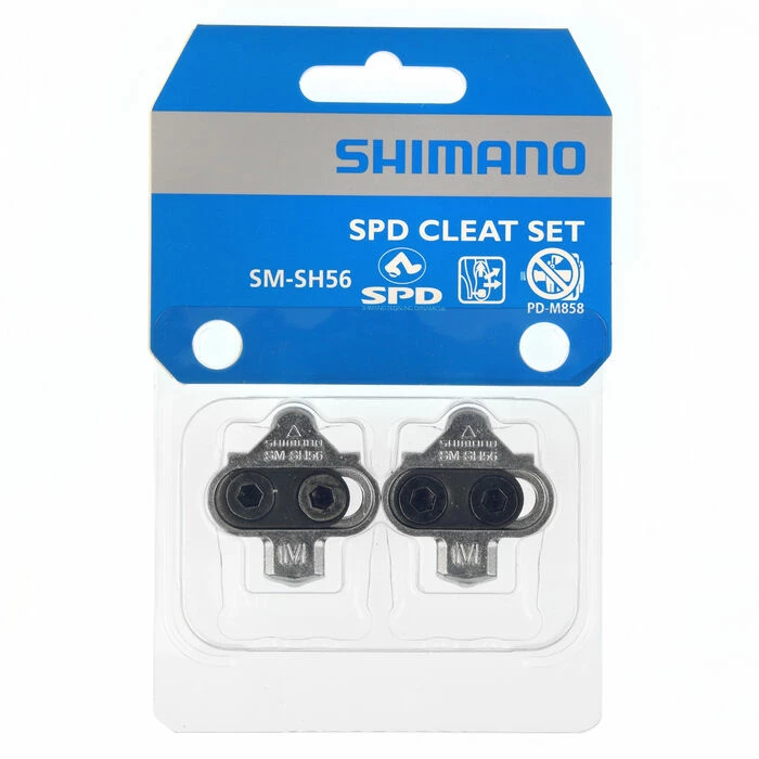 Paire De Cales Shimano VTT Argent SM-SH56 SDP Multidirectionnel 1 Paire De Cales Shimano VTT Argent SM-SH56 SDP Multidirectionnel