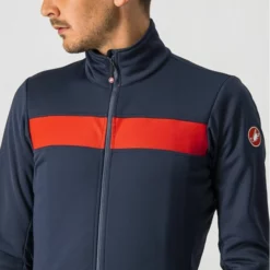 Veste Manche Longue Castelli Raddoppia 3 Bleu Foncé/Rouge 2023 -Promos Vélos Urbains Boutique raddopia 3 bleu f r o u g e 4 700x700 2