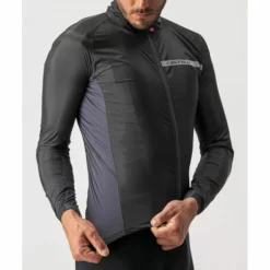 Veste Manche Longue Castelli Squadra Stretch Noir 2023 -Promos Vélos Urbains Boutique squadra stretch noir gris 2 700x700 3