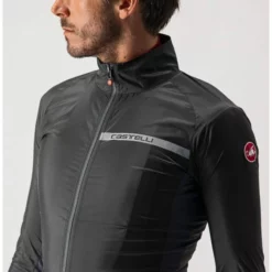 Veste Manche Longue Castelli Squadra Stretch Noir 2023 -Promos Vélos Urbains Boutique squadra stretch noir gris 4 700x700 4